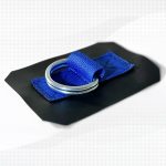 Ancrages souples en pvc incluant 2 anneaux en D