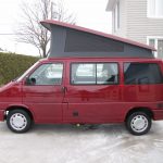 Toile pour Eurovan court de 1992 à 1999 en Hydrofend dont la couleur disponible est Iron Grey.